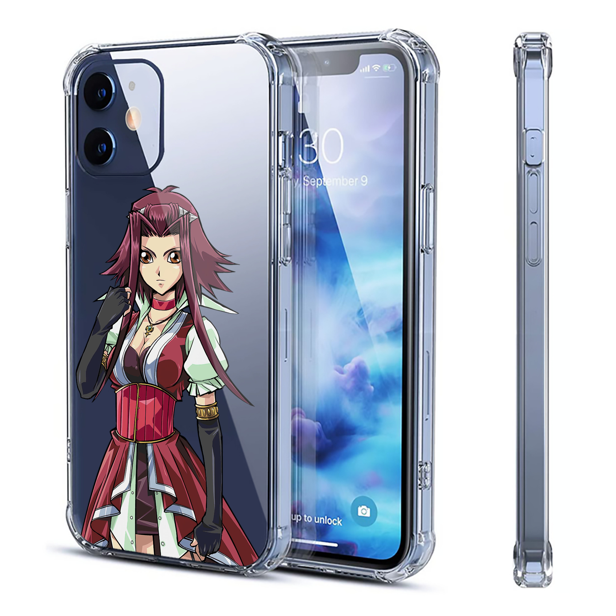 （画像用） 遊☆戯☆王 Yu-Gi-Oh! 【iPhone 12シリーズ対応】透明スマホケース（クリアソフトケース）